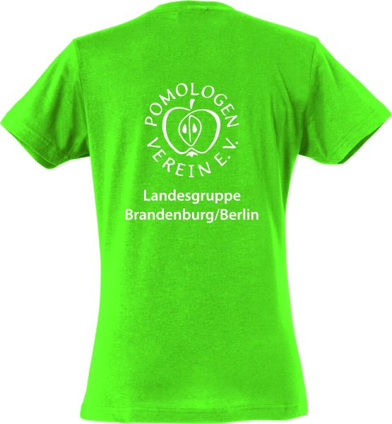 Pomologen Verein T-Shirt Woman Apfelgrün